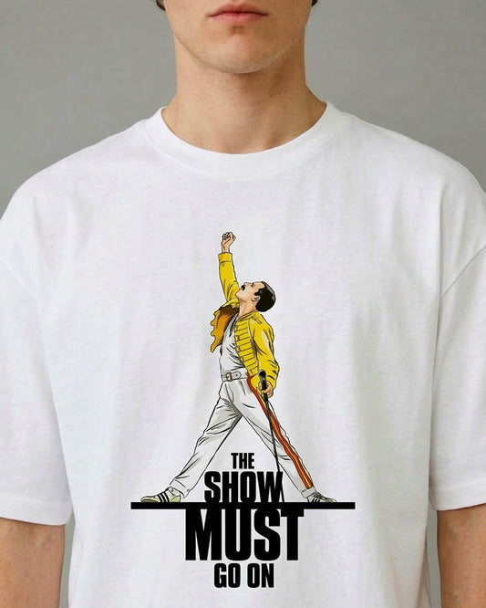 FREDDIE SHOW MUST GO ON T-SHIRT