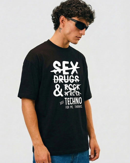 JUST TECHNO FOR ME T-SHIRT