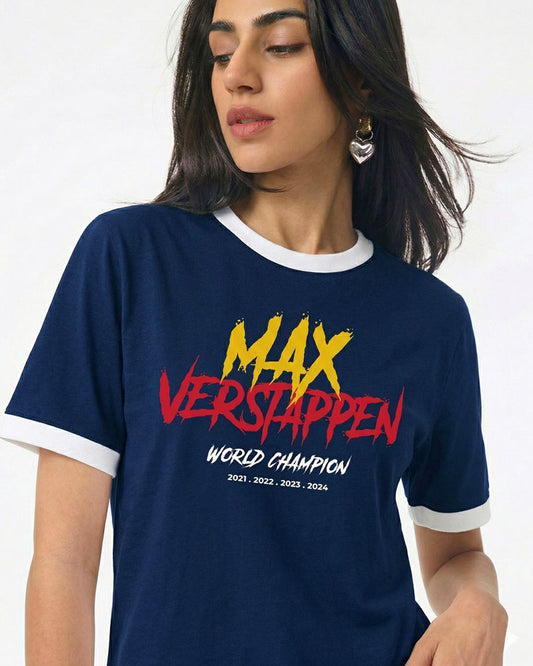 MAX VERSTAPPEN 2024 CHAMPION T-SHIRT