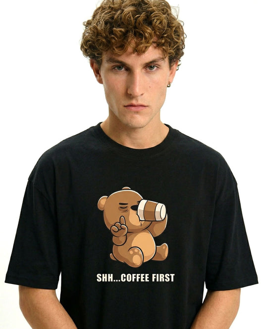 SHH.. COFFEE FIRST T-SHIRT