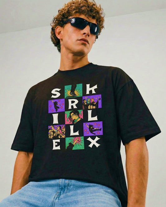 SKRILLEX COLLAGE T-SHIRT