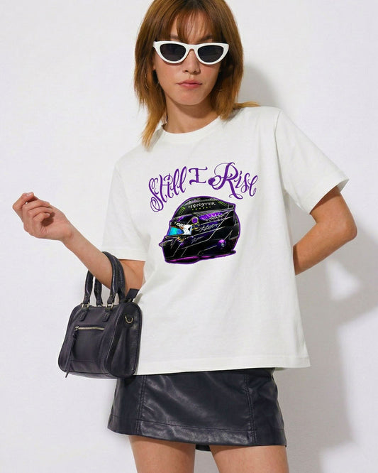STILL I RISE HELMET T-SHIRT