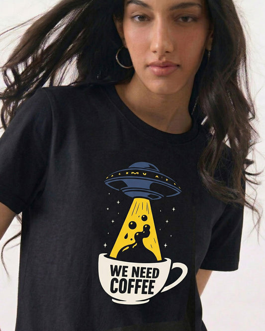 WE NEED COFFEE T-SHIRT
